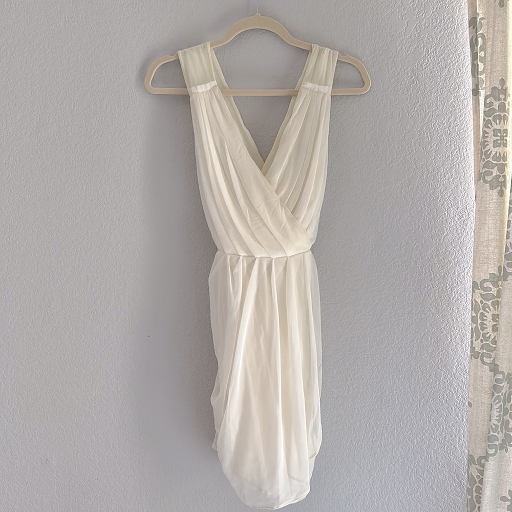 NWT - White drapey ASOS dress